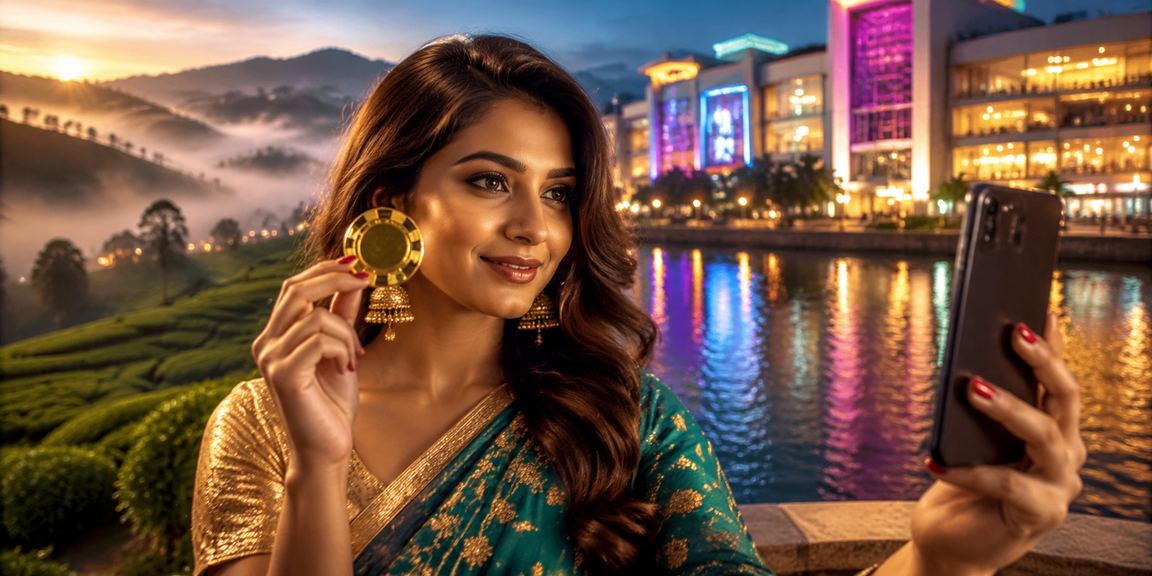 সিলেট চা বাগানে নতুন ধরনের লটারি গেম খেলতে মোবাইল থেকে